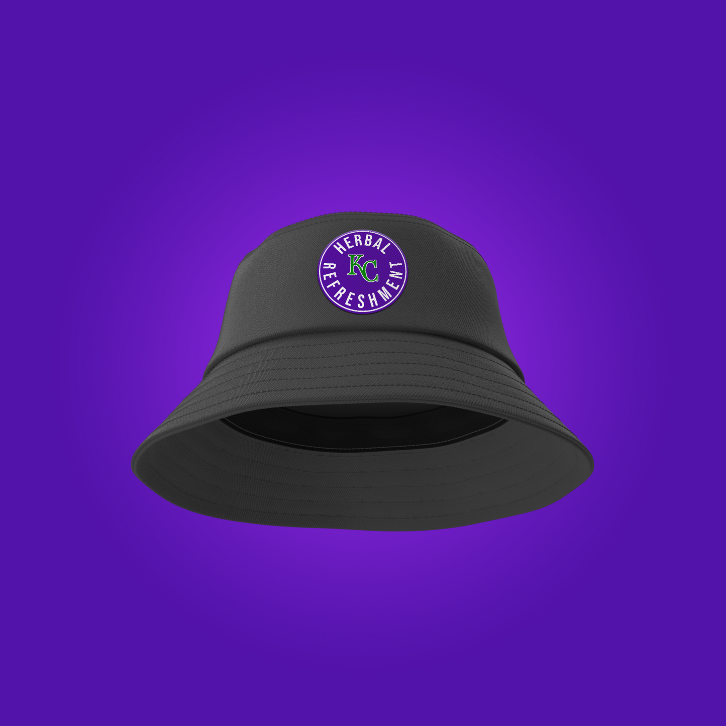 KC Signature Logo - (Denim Bucket Hat)