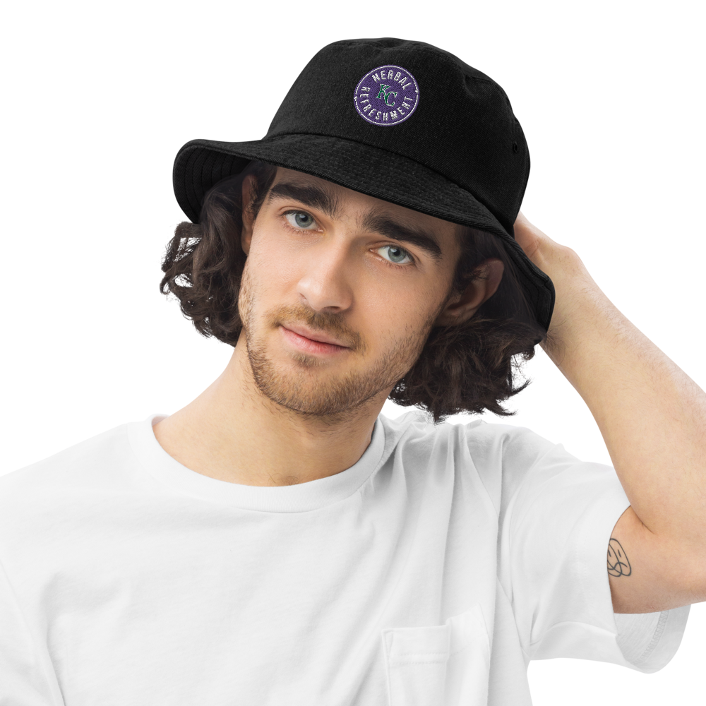 KC Signature Logo - (Denim Bucket Hat)