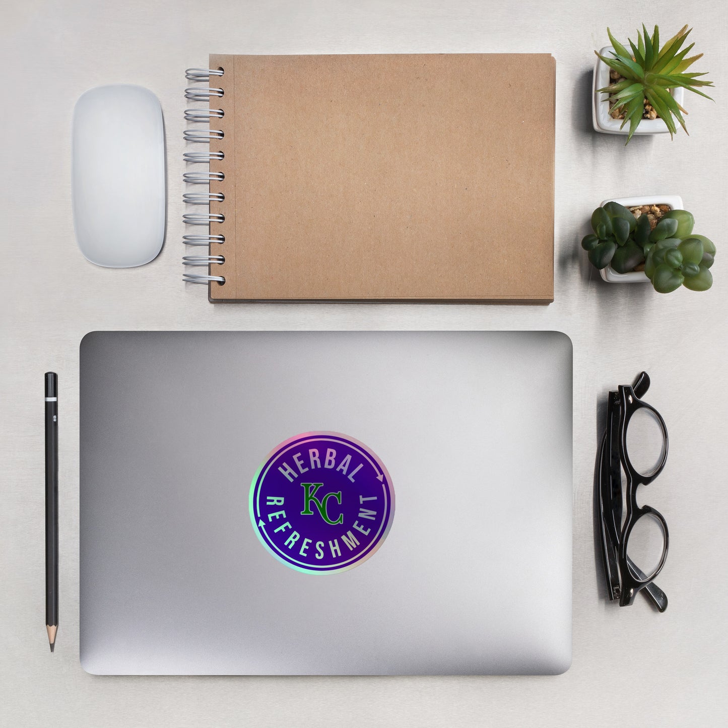 "HRKC" Holographic stickers