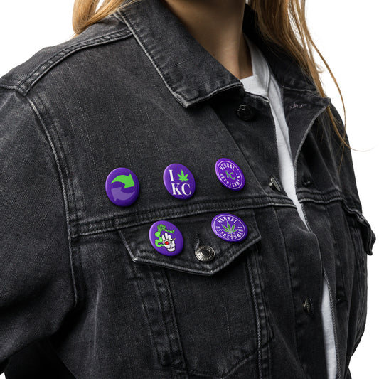 Herbal Refreshment logos (Set of pin buttons)