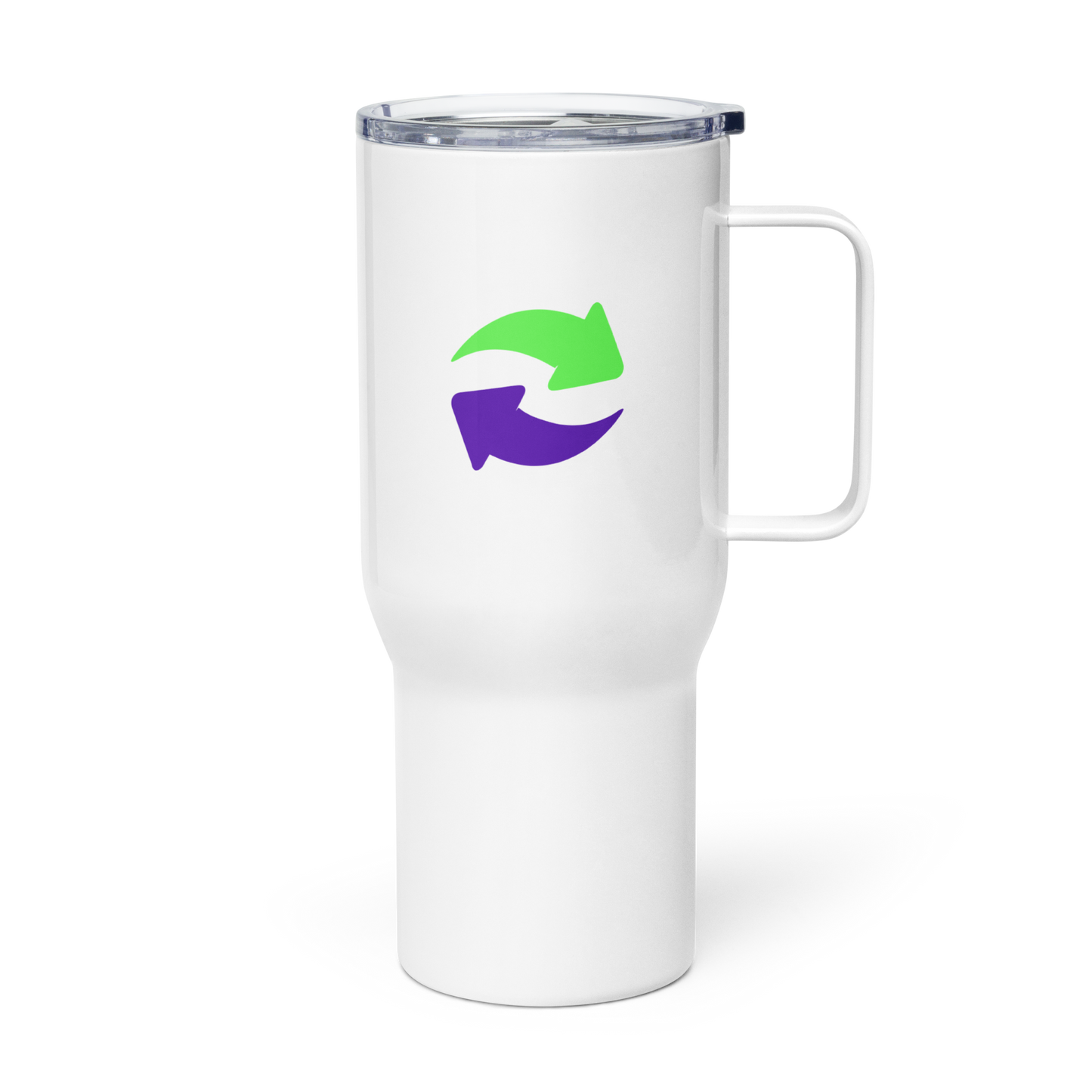 "I Smoke KC / Refresh Logo" (Travel mug with a handle)